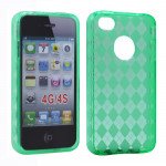 Wholesale iPhone 4S 4 Argley TPU Gel Case (Green)